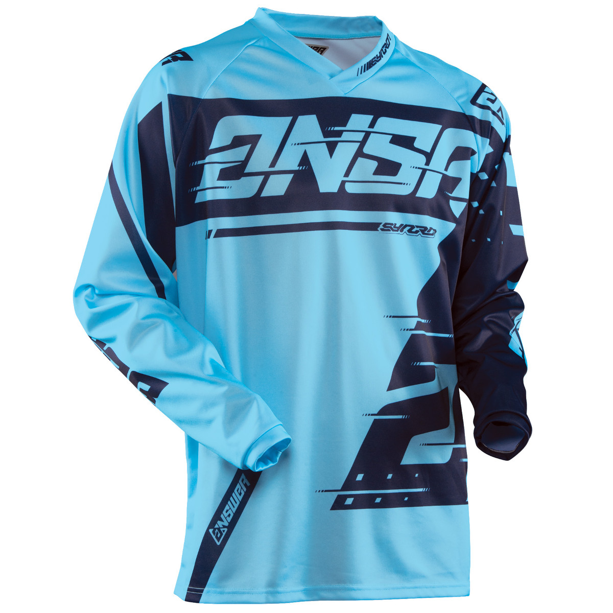 Answer Racing Maillot MX Syncron Cyan/Navy