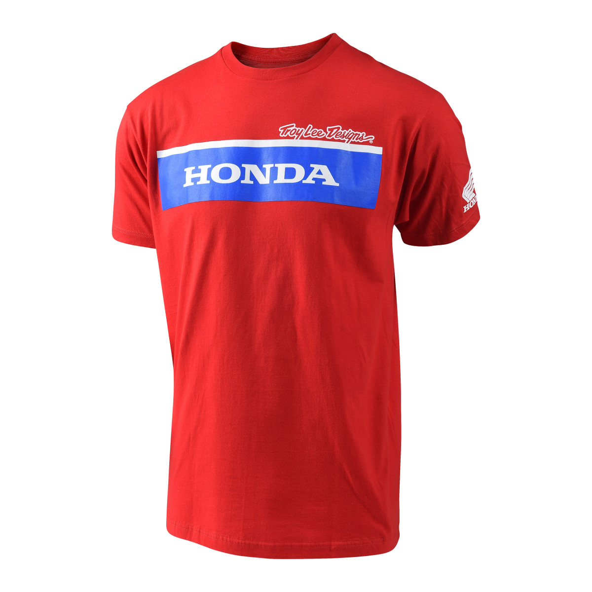 Troy Lee Designs T-Shirt Honda Wing Block Rot