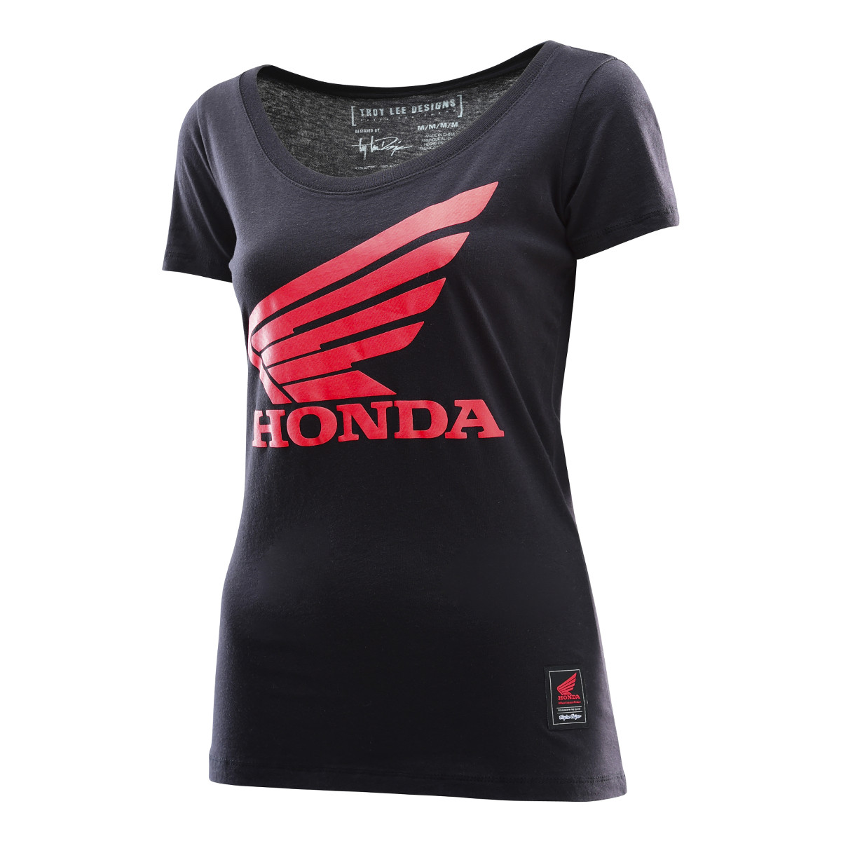 Troy Lee Designs Donna T-Shirt Honda Wing Black
