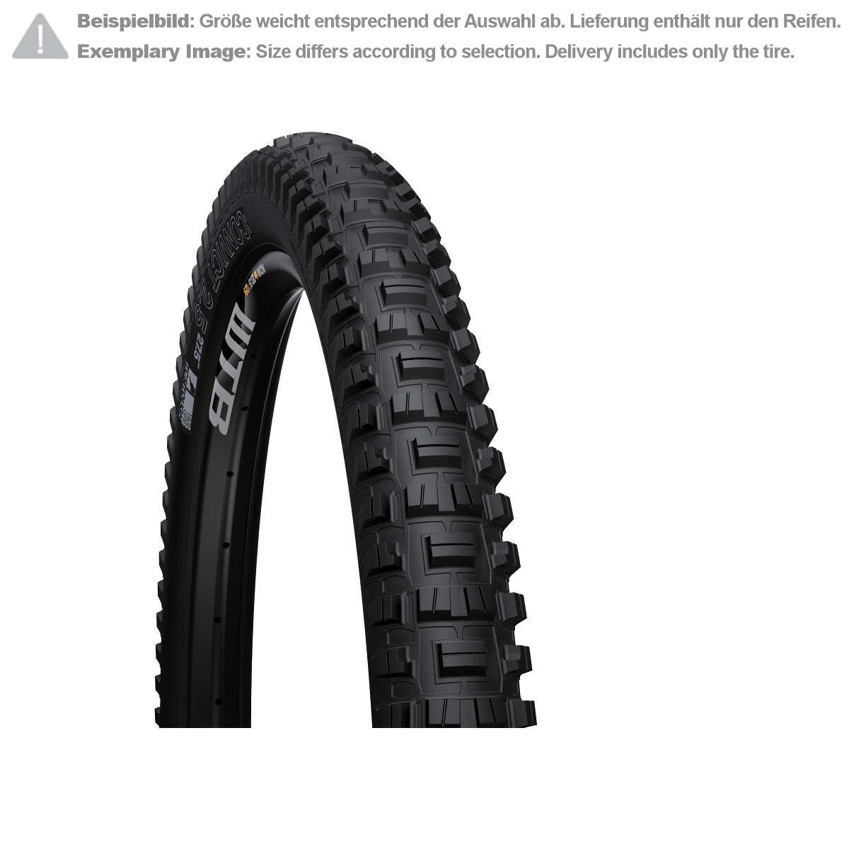 WTB MTB Tires Convict Black, 27.5 x 2.5 Inch, Tough, High Grip, Tubeless Ready