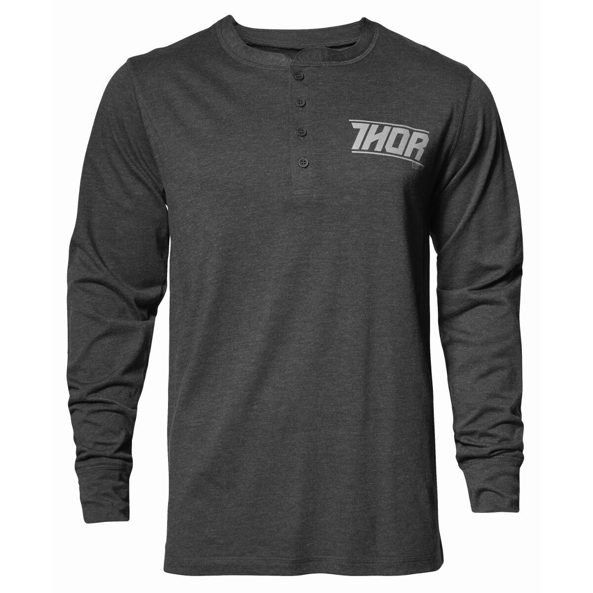 Thor T-Shirt Manches Longues Corp Henley Grey