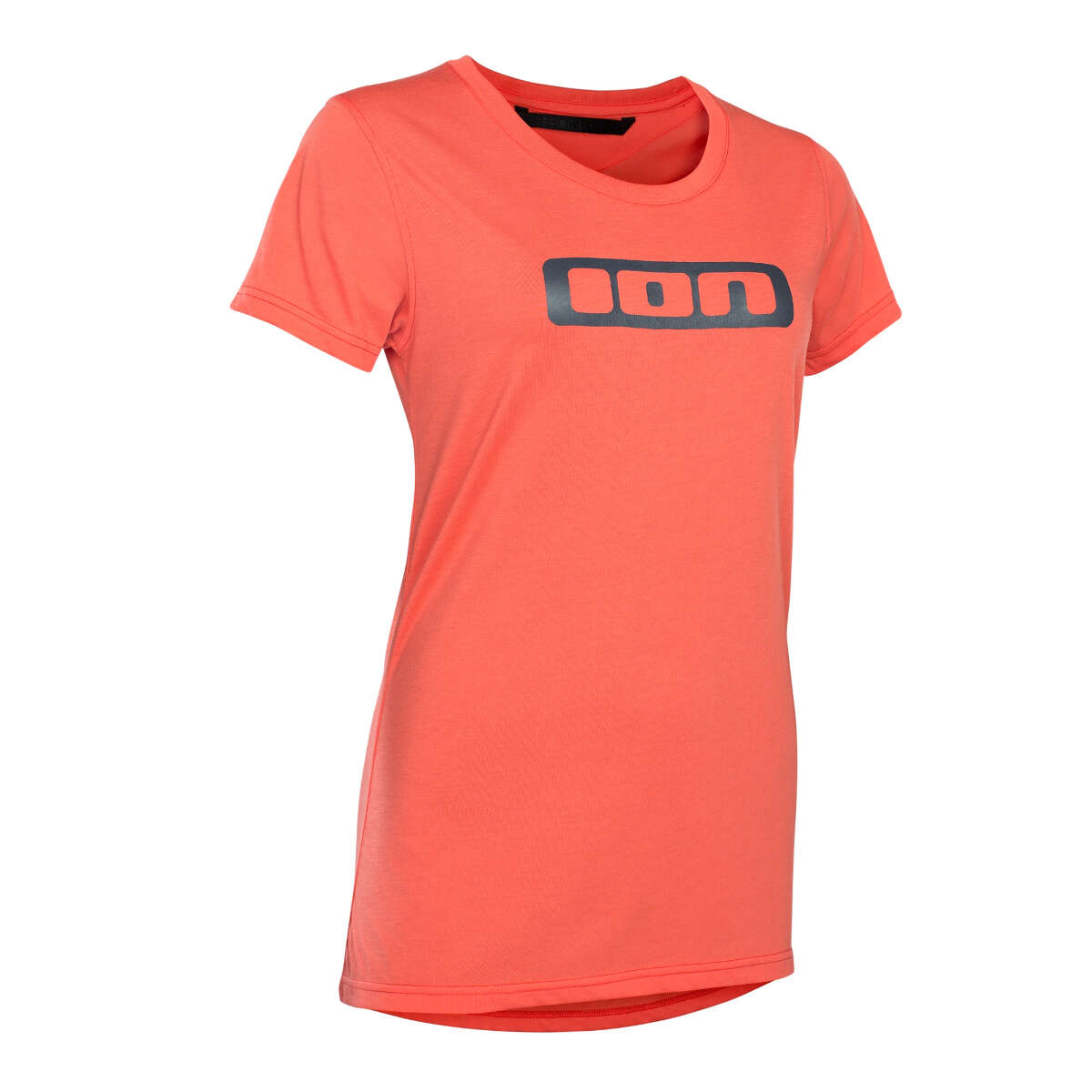 ION Girls Downhill Jersey Short Sleeve Seek DR Hot Coral