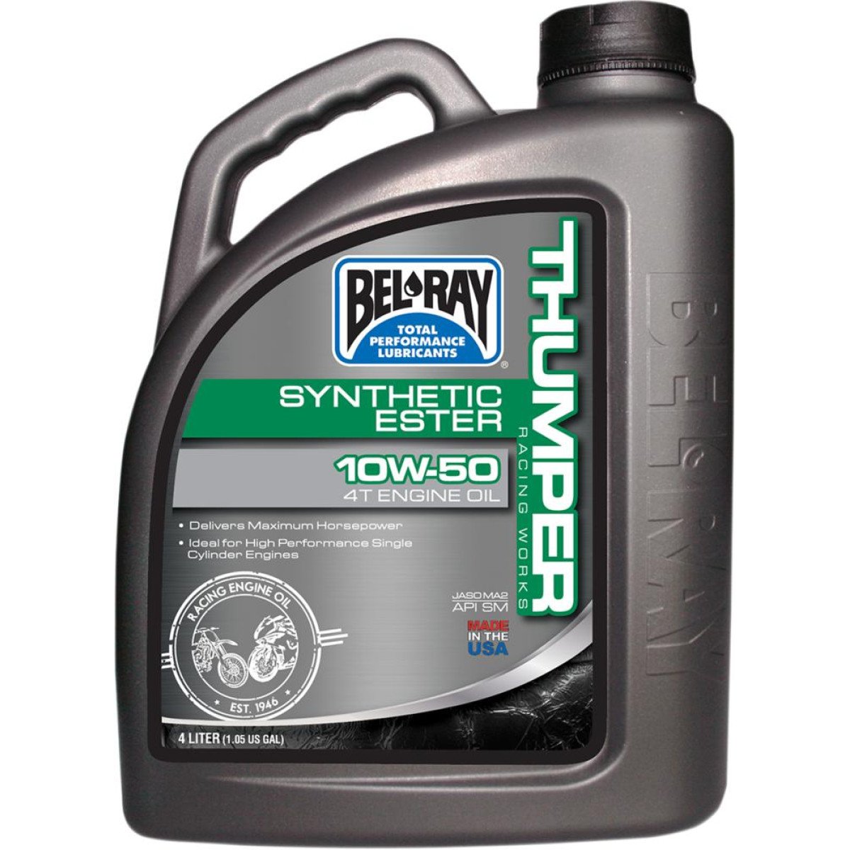 Bel Ray Engine Lubricant WORKS THUMPER RACING 10W50, 4 Liter