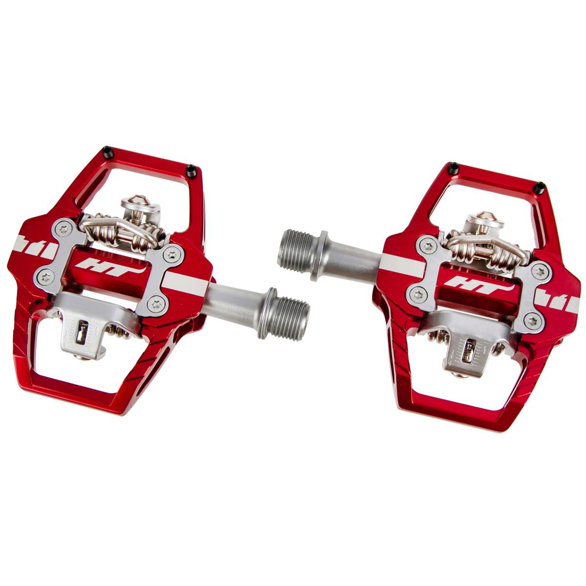 HT Components Clipless Pedals T1 Red