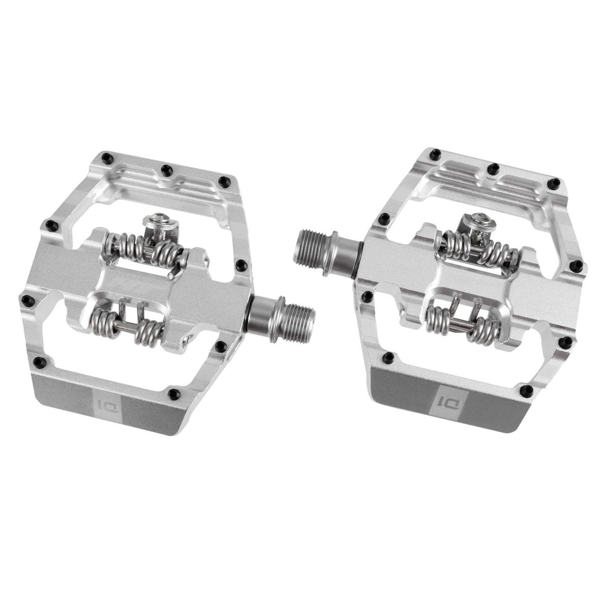 HT Components Clipless Pedals D1 Silver
