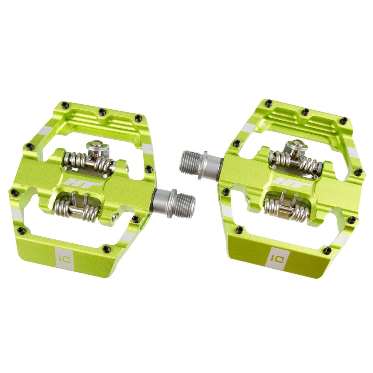 HT Components Clipless Pedals D1 Apple Green