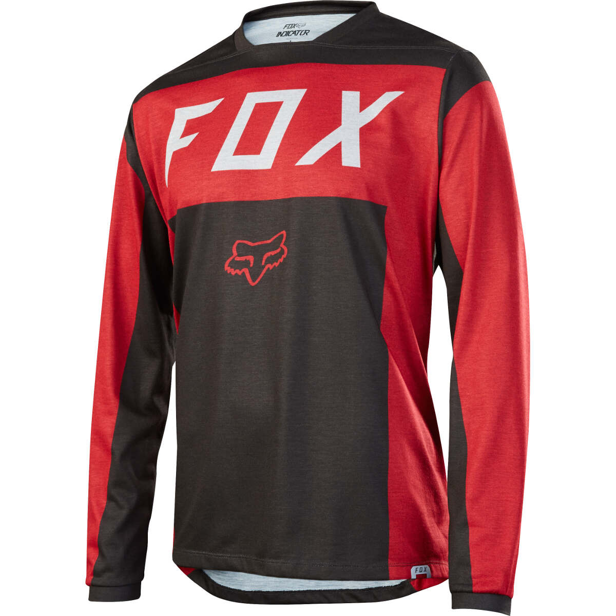 Fox Trail Jersey Long Sleeve Indicator Moth Red/Black