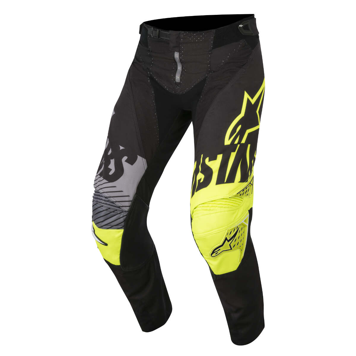 Alpinestars MX Pants Techstar Screamer - Black/Yellow Fluo/Grey