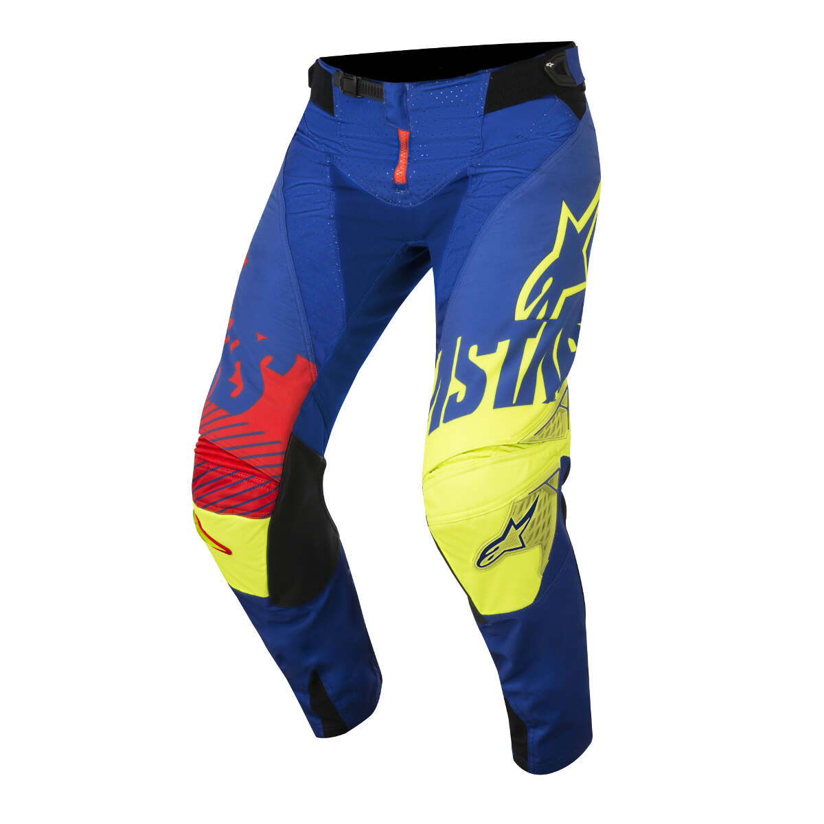 Alpinestars Pantalon MX Techstar Screamer - Blue/Yellow Fluo/Red