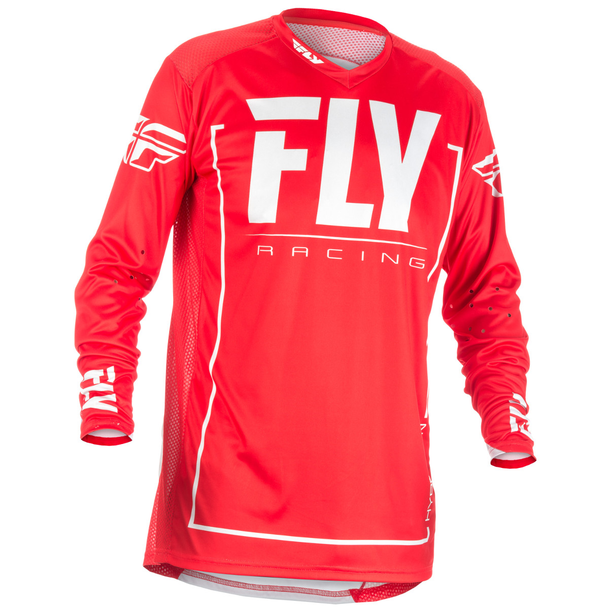 Fly Racing Jersey Lite Hydrogen Rot/Grau