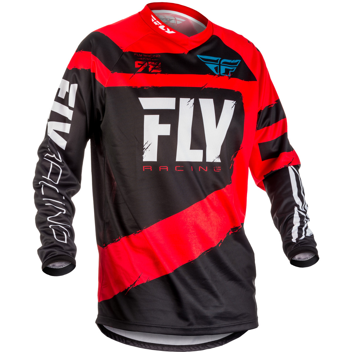 Fly Racing Maglia MX F-16 Red/Black