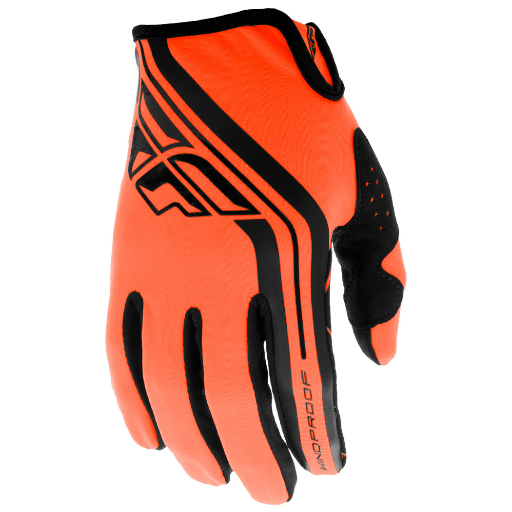 Fly Racing Handschuhe Windproof Lite Orange/Schwarz