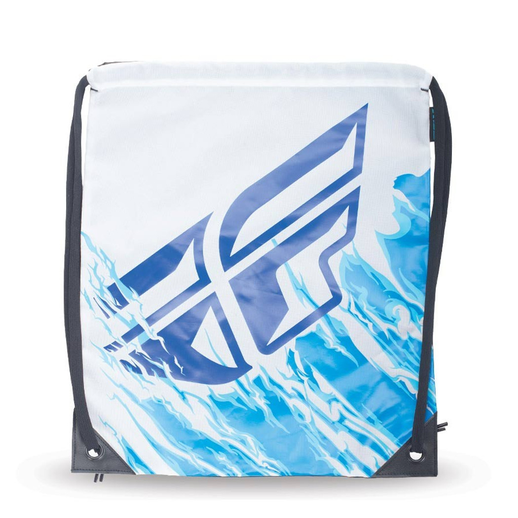 Fly Racing Cinch Bag Quick Draw White/Blue