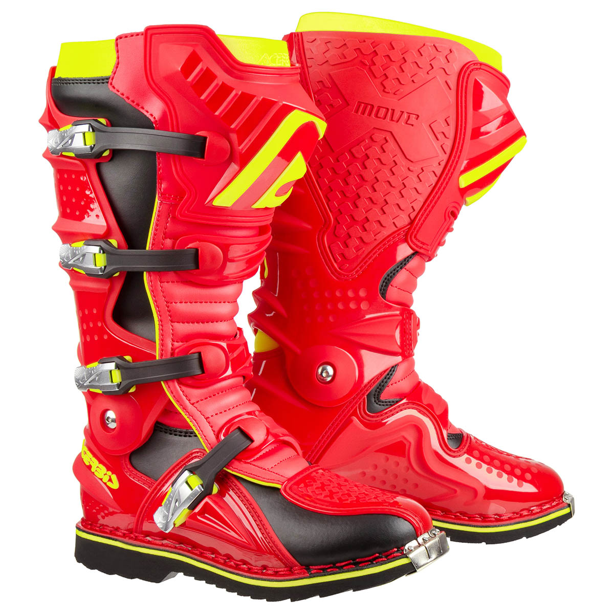 Acerbis MX Boots X-Move 2.0 Red/Yellow