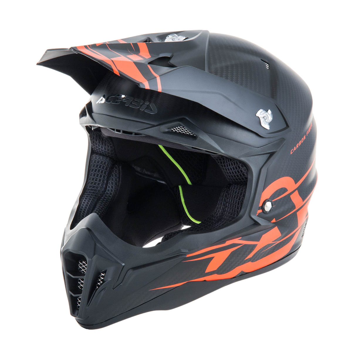 Acerbis Helmet Impact 3.0 Carbon Black/Fluo Orange