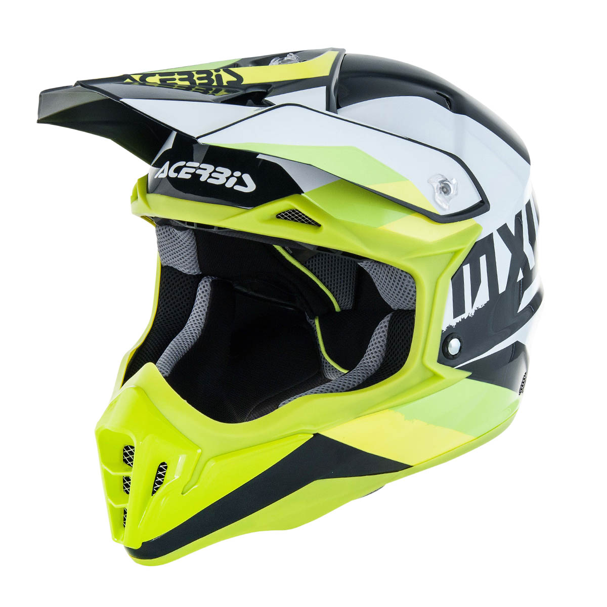 Acerbis Helmet Impact 3.0 White/Fluo Green