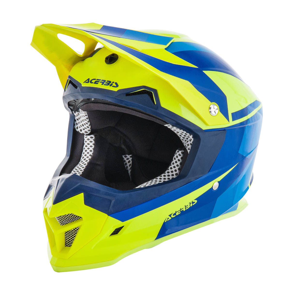 Acerbis Helmet Profile 4 Fluo Yellow/Blue