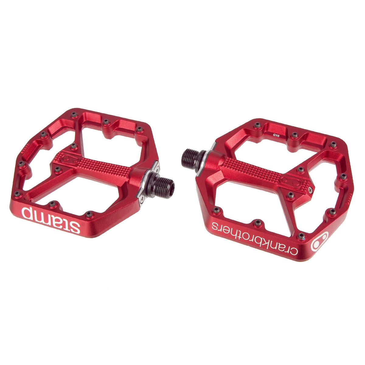 Crankbrothers Pedale Stamp 7 Rot, Small