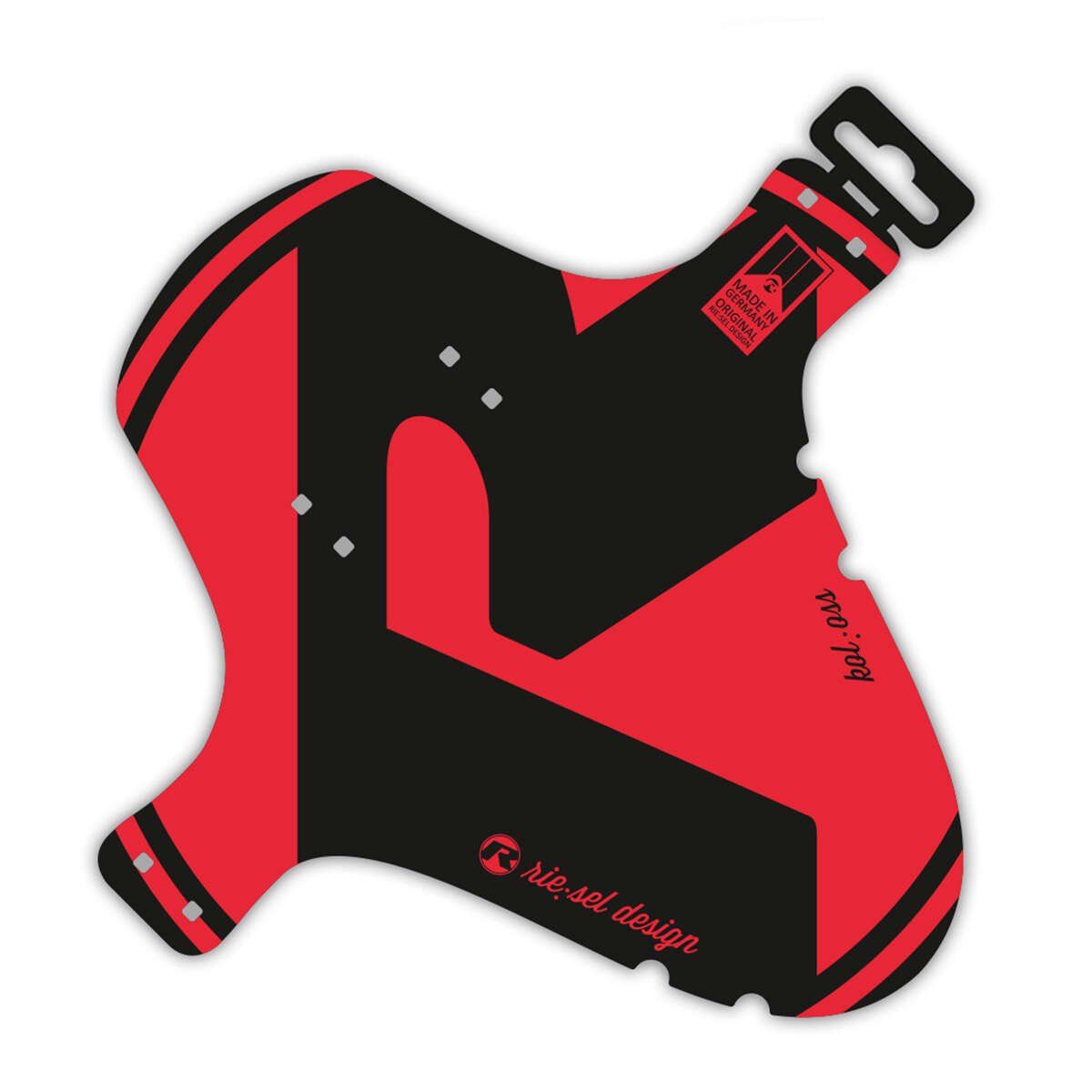 Riesel Design Front Mudguard Kol:oss Red, 1 Piece