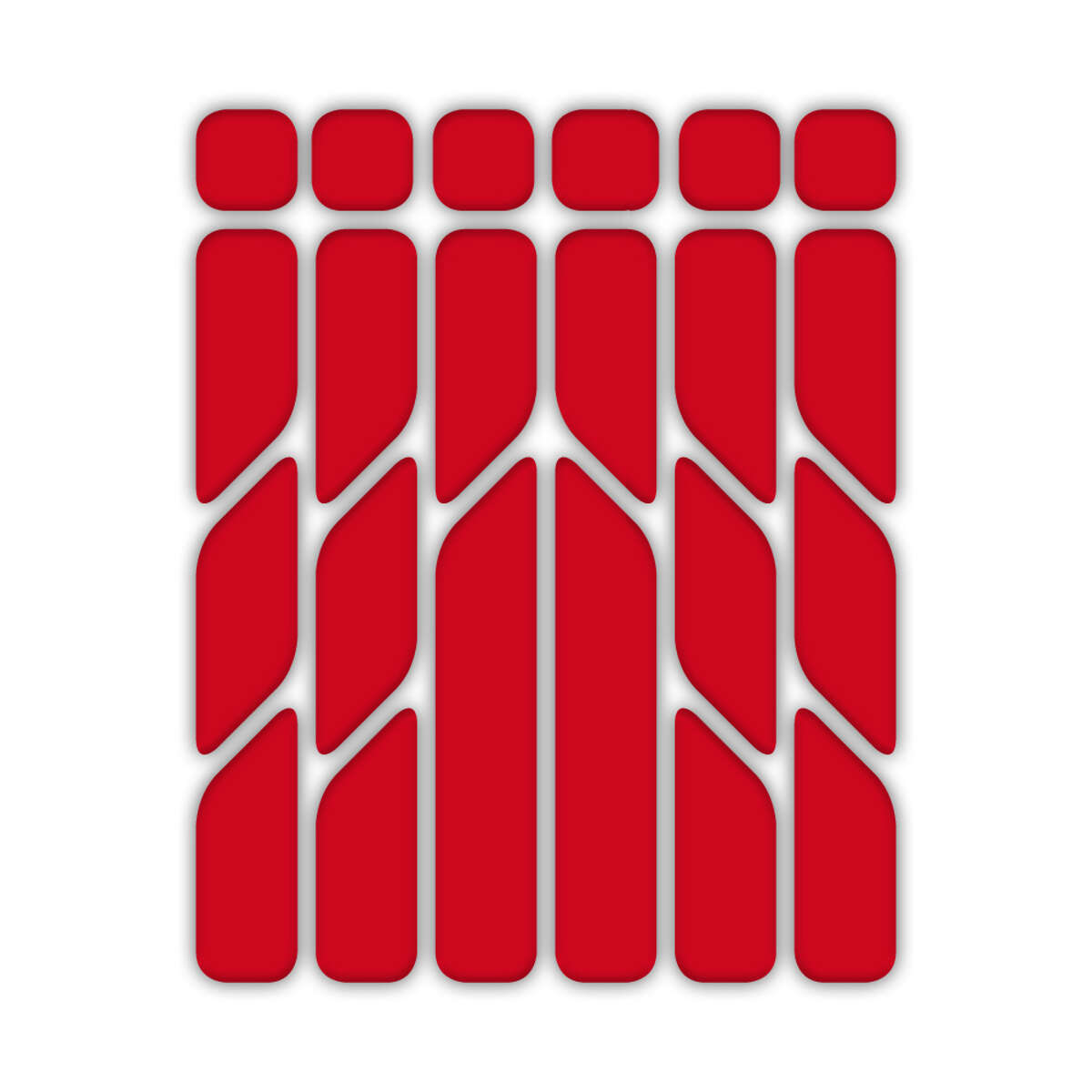 Riesel Design Sticker Re:flex Reflektierend, Rot