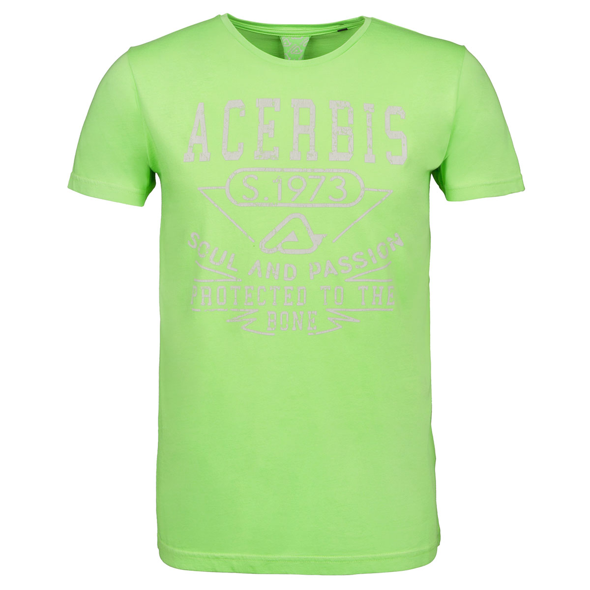 Acerbis T-Shirt Rawbones Fluo Green