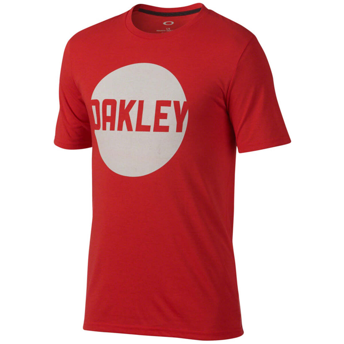 Oakley T-Shirt O-Oakley Circle Red Line