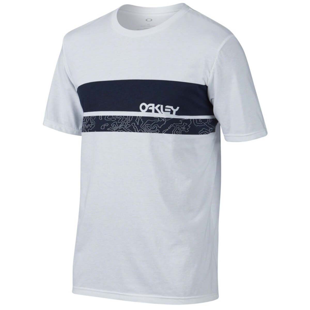 Oakley T-Shirt 50-Topo Bar White