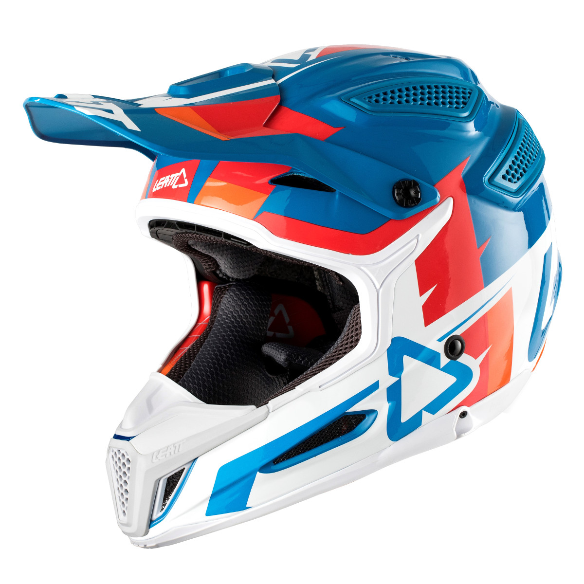 Leatt Helm GPX 5.5 Composite V10 Blau/Weiß