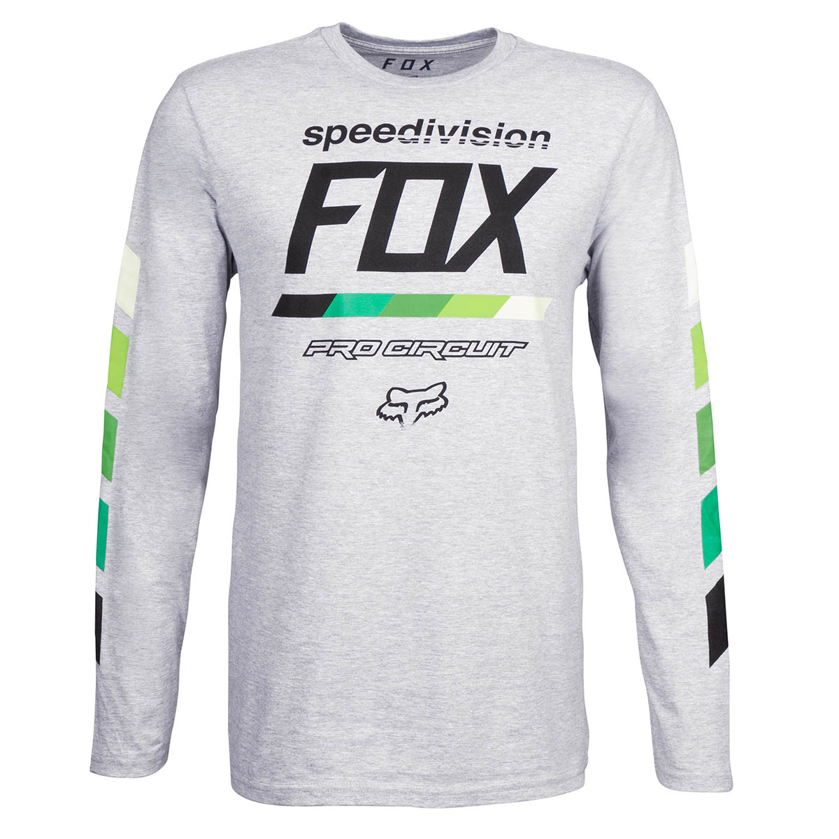 Fox Long Sleeve Shirt Pro Circuit Draftr Heather Grey