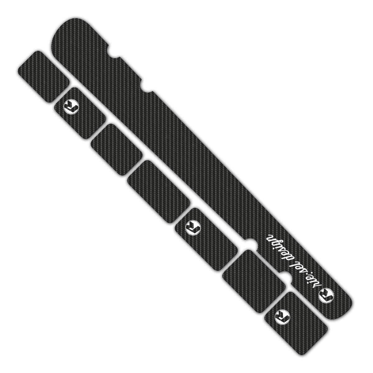 Riesel Design Kettenstreben-Schutzfolie Chainguard Set Carbon Black
