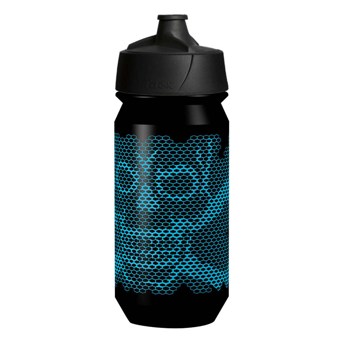 Riesel Design Water Bottle Flasche Skull Honeycomb Blue