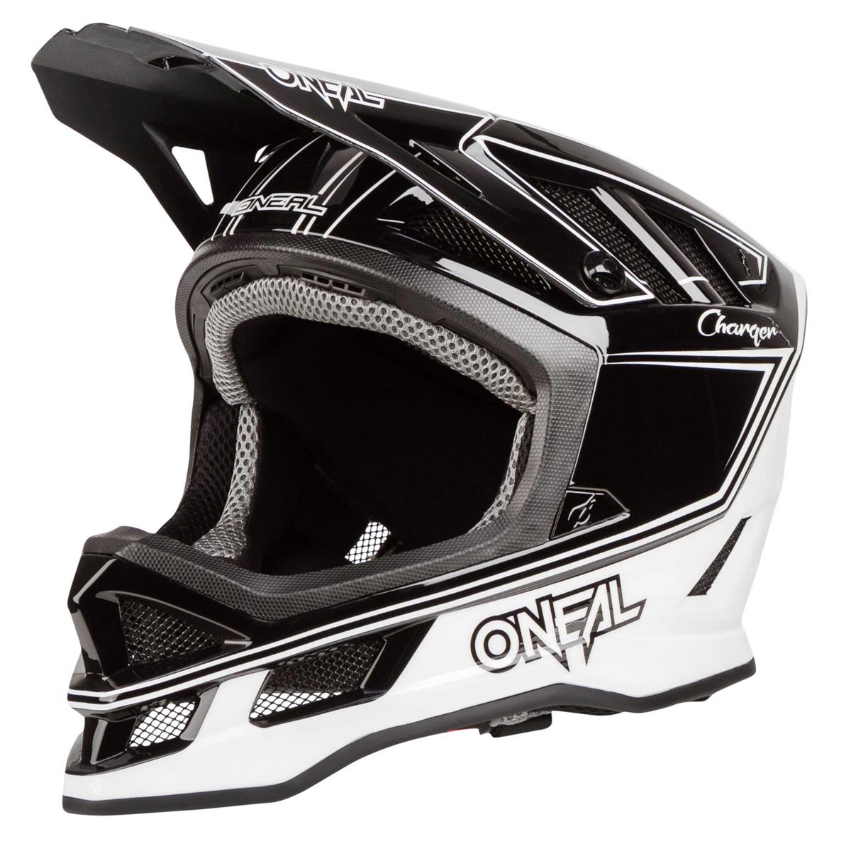 O'Neal Downhill-MTB Helm Blade Hyperlite Charger Schwarz/Weiß
