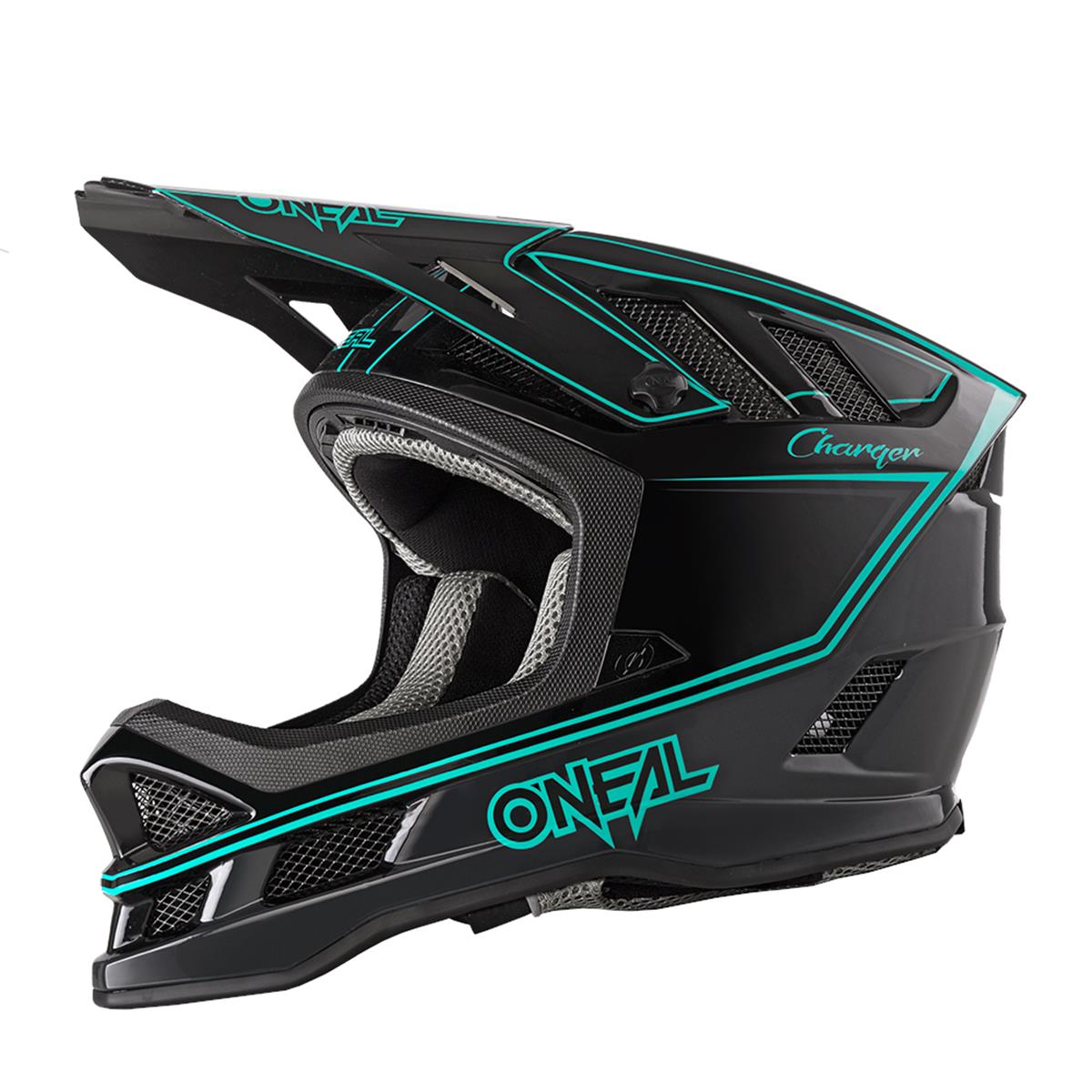 O'Neal Downhill MTB Helmet Blade Charger Black/Teal