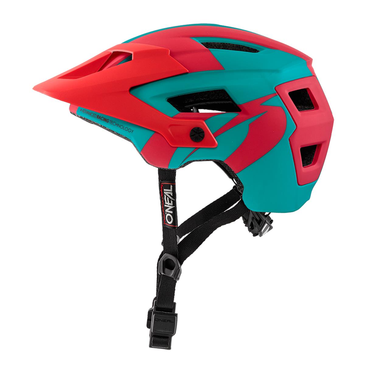 O'Neal Enduro MTB Helmet Defender 2.0 Sliver Teal/Red