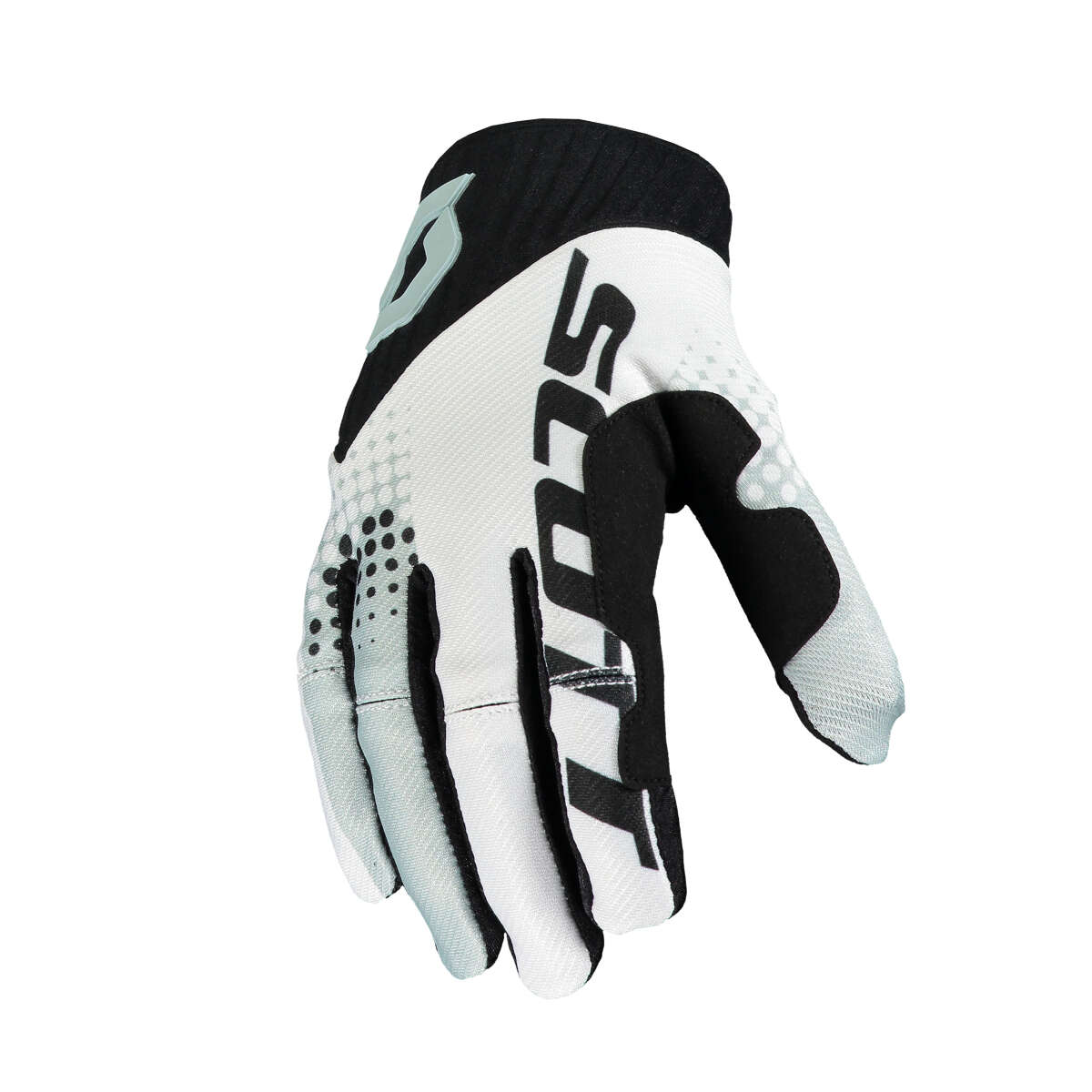Scott Gloves 450 Angled Black/White