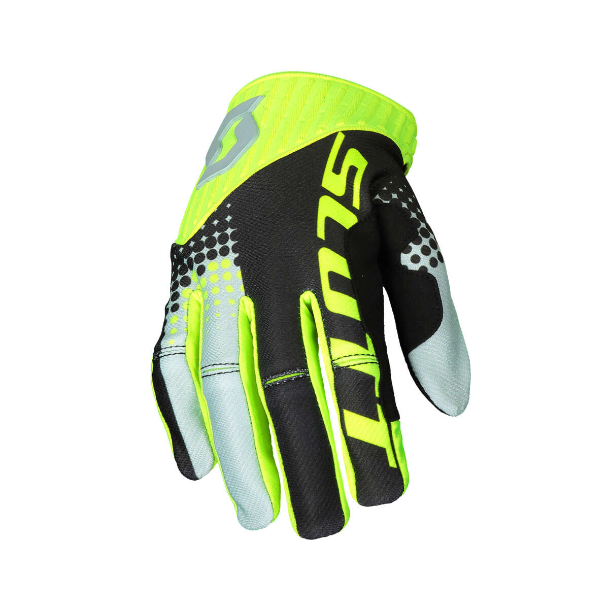 Scott Gloves 450 Angled Black/Yellow