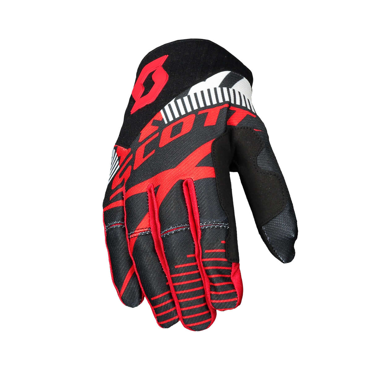Scott Gloves 450 Patchwork Red/Black