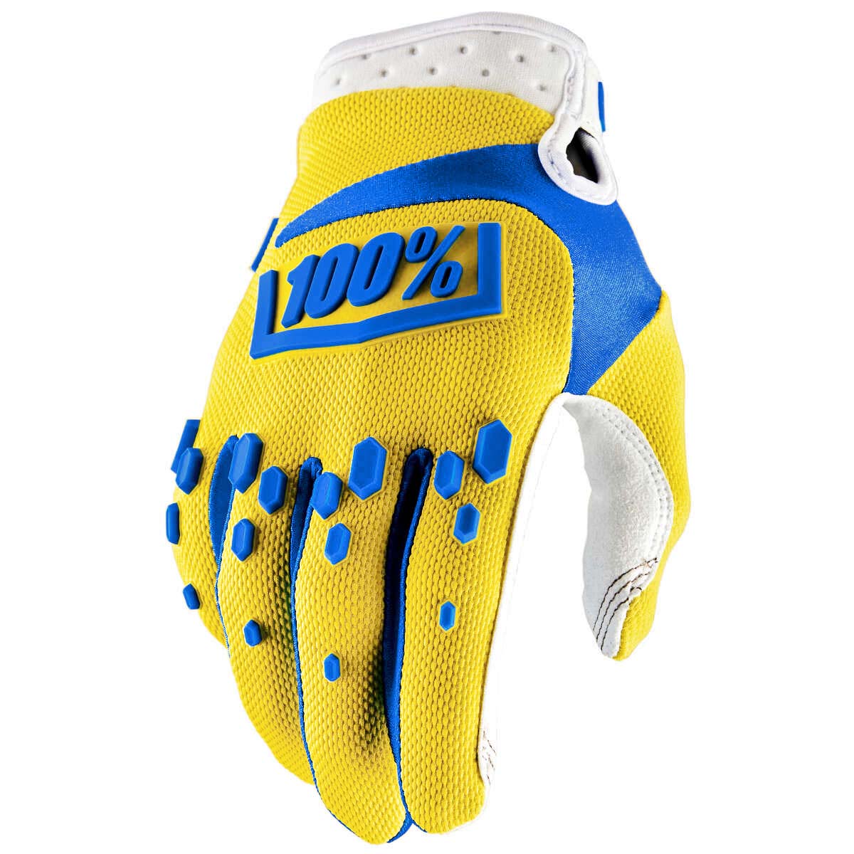 100% Bike Gloves Airmatic Yellow