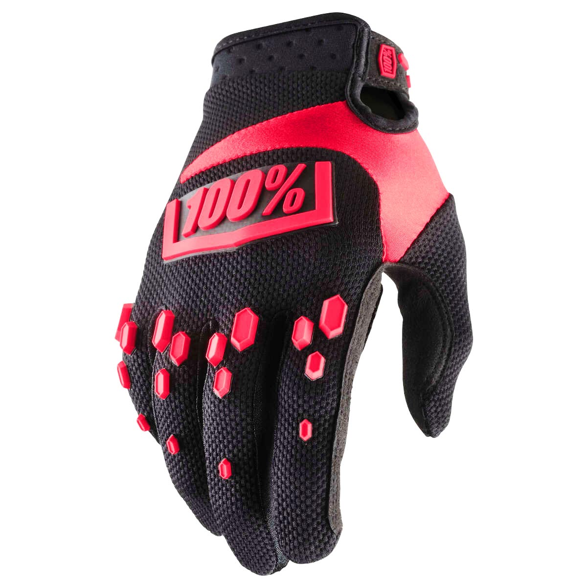 100% Bike Gloves Airmatic Black/Red