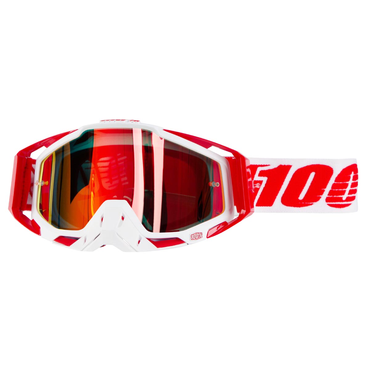 100% Masque Racecraft Bilal - Mirror Red Anti-Fog
