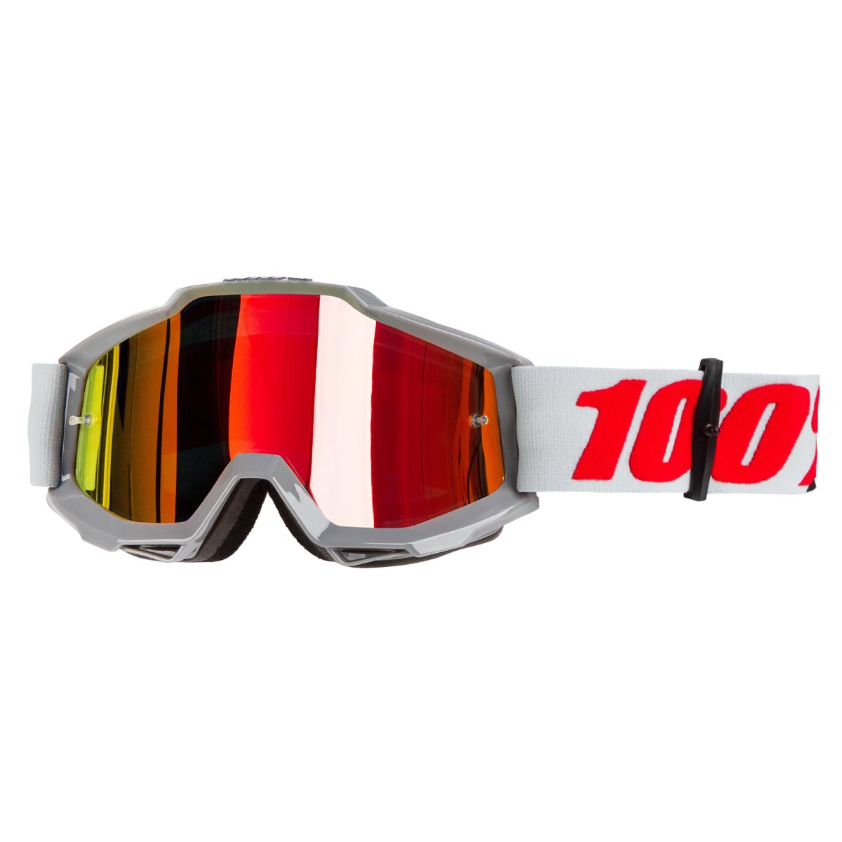 100% Crossbrille Accuri Solberg - Rot verspiegelt Anti-Fog