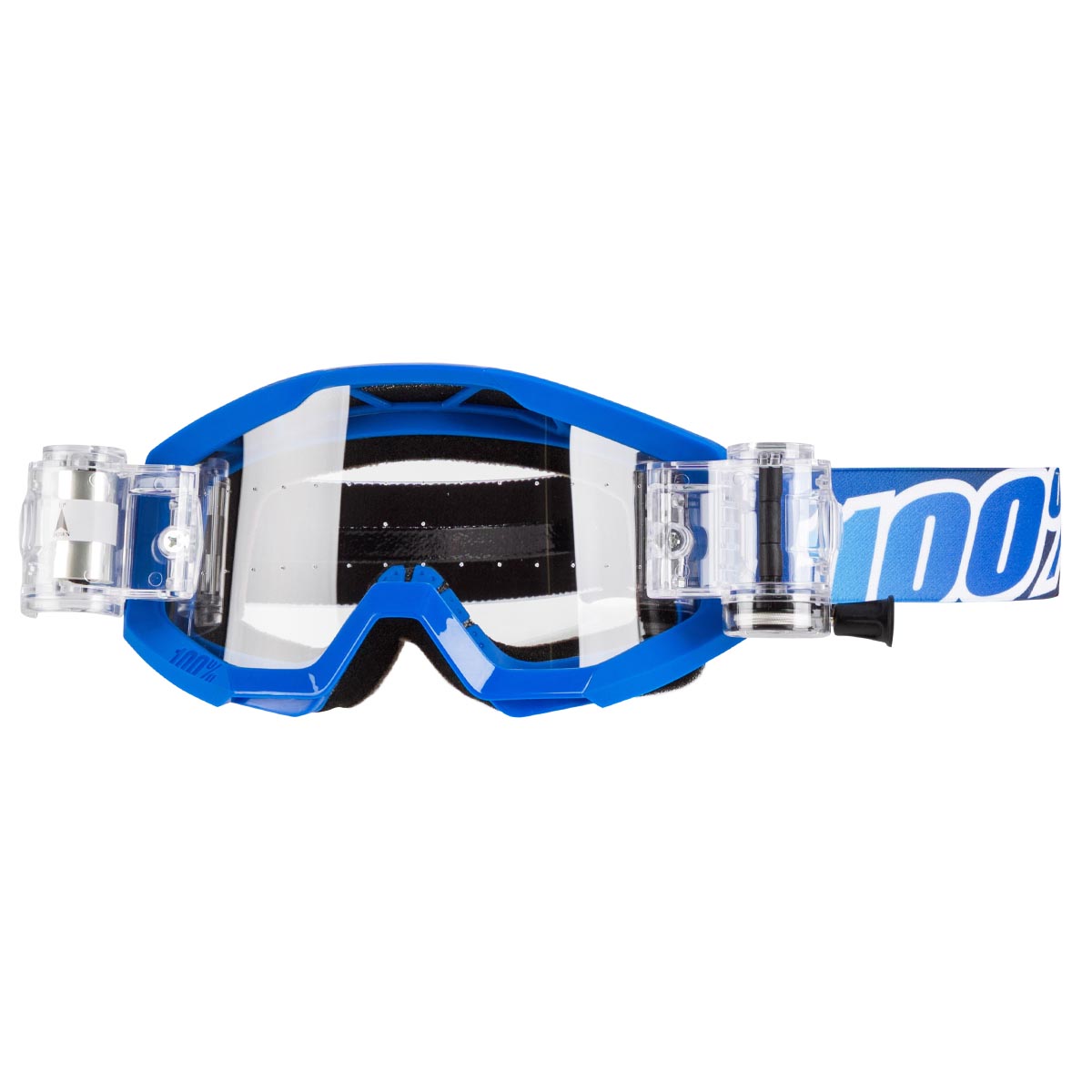 100% Goggle Strata SVS Blue Lagoon - Clear Anti-Fog