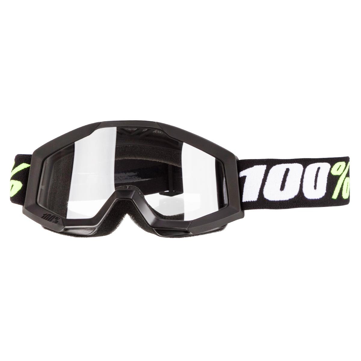 100% Kids Goggle Strata Mini Black - Clear Anti-Fog