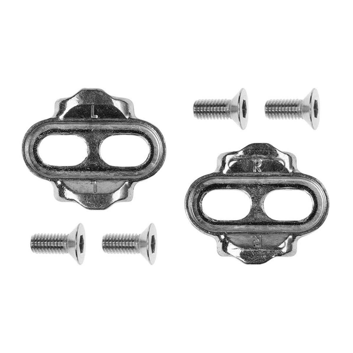 Crankbrothers Cleats Premium Silver, +/- 0°