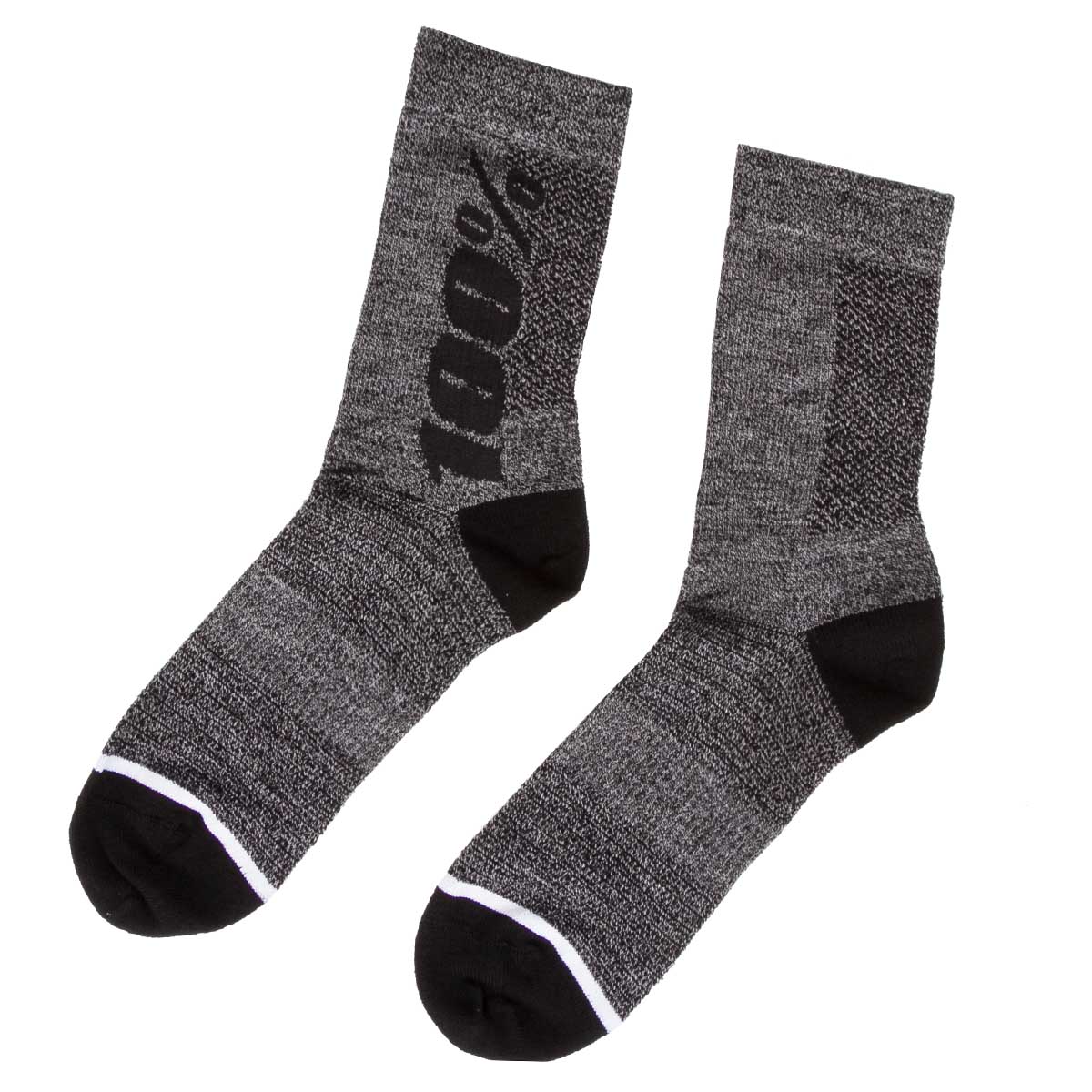 100% Socks Rythym Charcoal/Heather