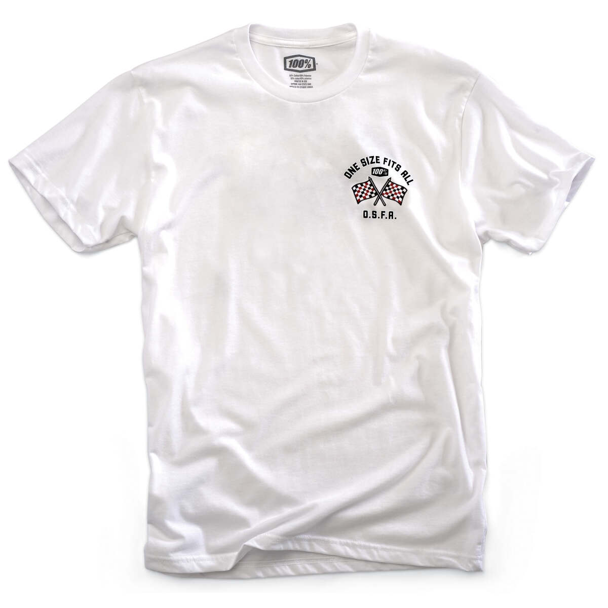 100% T-Shirt O.S.F.A. Weiß