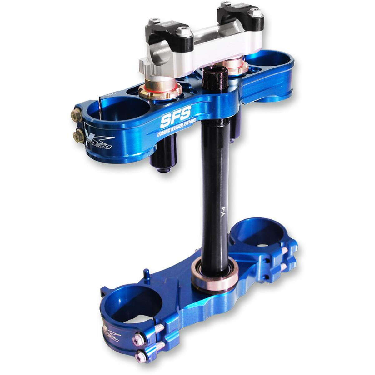 Neken Triple clamp  Husqvarna TC/FC 125/250/350/450, Blue, Offset 22 mm, Air suspension