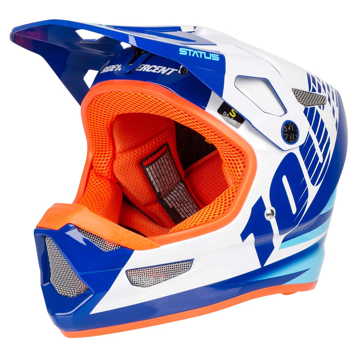 100% Downhill MTB Helmet Status Kelton Blue