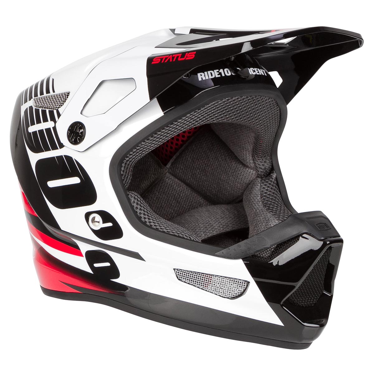 100% Downhill MTB Helmet Status Kelton Red