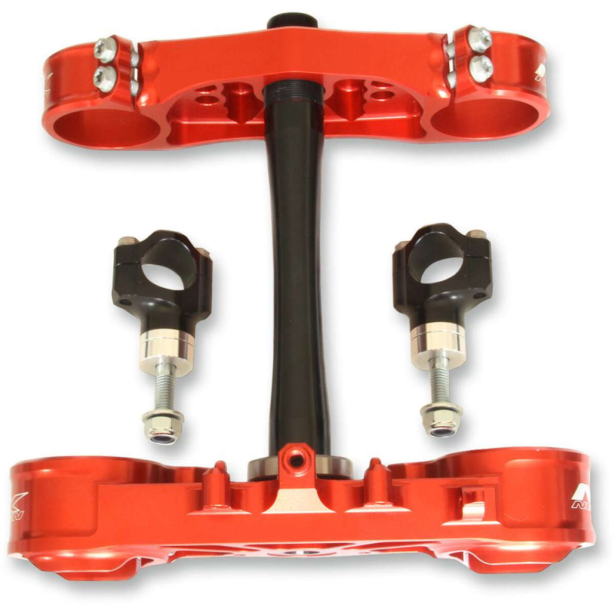 Neken Triple clamp  Honda CR-F 450, Offset 20 mm, Red